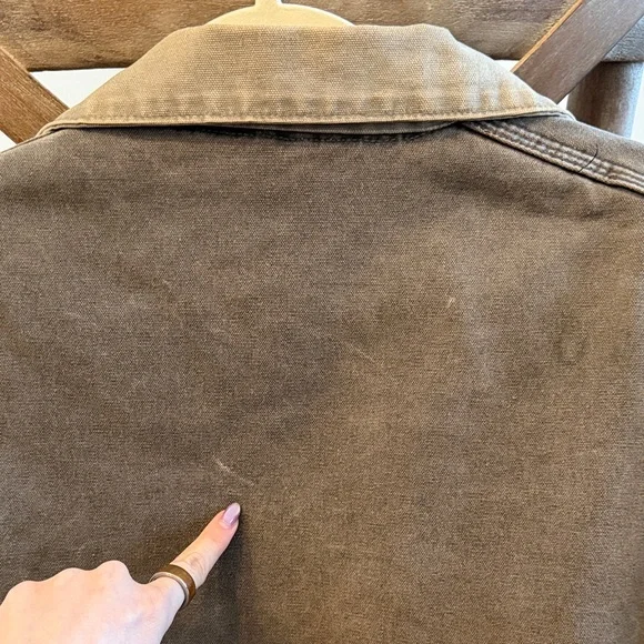 Vintage Carhartt Y2K Detroit J97 CHT Blanket Lined Jacket - Picture 6 of 7